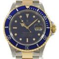 ロレックス 16613． サブマリーナデイト SSxYG 自動巻