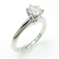 ティファニー クラッシックシリティア リング 0．48ct・D・IF・EXCELLENT