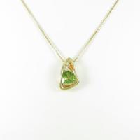 K18YG ペリドットネックレス30％引き