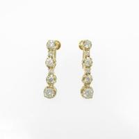 K18YG ダイヤモンドイヤリング