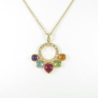 ブルガリ アレグラセミプレシャスストーンズ ネックレス