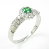 PT グリーンガーネットリング