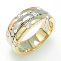 K18YG／PT／K18PG ダイヤモンドリング