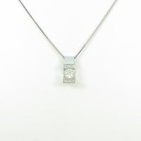 プラチナダイヤモンドネックレス 0．418ct・VLY・SI1・3EXT H＆C
