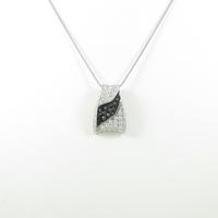 K18WG／K18BG パヴェ ダイヤモンドネックレス