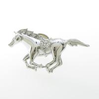 K18WG ホース ダイヤモンドブローチ