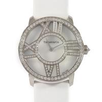 【新品】ティファニー アトラスカクテルラウンド WG／D クォーツ