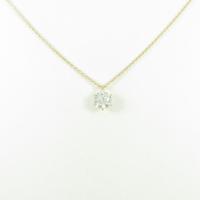 【リメイク】K18YG ダイヤモンドネックレス 0．530ct・L・VS2・VERYGOOD