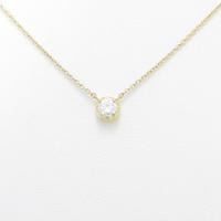 【リメイク】K18YG ソリティア ダイヤモンドネックレス