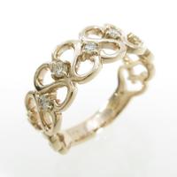 K18PG ダイヤモンドリング