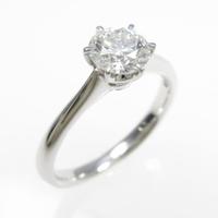 【リメイク】プラチナダイヤモンドリング 0．613ct・E・VVS2・VERYGOOD