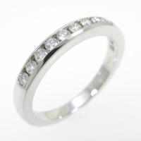 ティファニー ハーフサークル チャネルセッティング リング