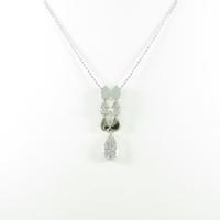 K18WG ダイヤモンドネックレス30％引き