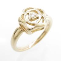 4゜C フラワー ダイヤモンドリング30％引き