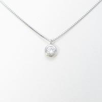 【新品】プラチナダイヤモンドネックレス 0．221ct・E・SI2・GOOD