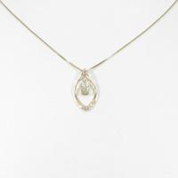 K18YG ダイヤモンドネックレス