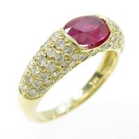 K18YG ルビーリング