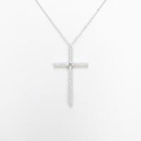 カシケイ クロス ダイヤモンドネックレス
