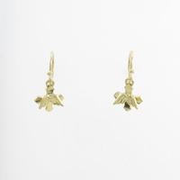 K18YG クロス ダイヤモンドピアス