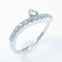 K18WG ダイヤモンドリング