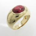 K18YG ガーネットリング