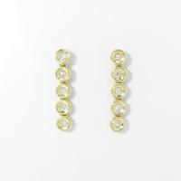 K18YG ダイヤモンドピアス