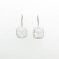 ハリーウィンストン マイクロ ピアス 1．70ct・1．70ct・F・VS2・クッションカット