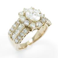 K18YG ダイヤモンドリング 0．592ct・I・SI2