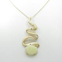 18KYG／K18YG オパールネックレス20％引き
