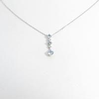 4゜C アクアマリンネックレス