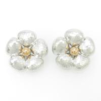 750WG／750PG フラワー イヤリング