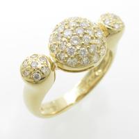 750YG ダイヤモンドリング30％引き