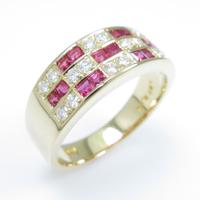 750YG ルビーリング