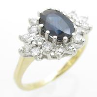 750YG／750WG サファイヤリング20％引き