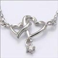 K10WGダイヤモンドネックレス