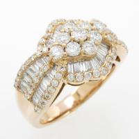 K18PG ダイヤモンドリング