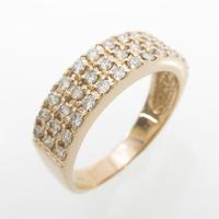 K18PG パヴェ ダイヤモンドリング10％引き