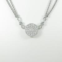 K18WG 2WAY ダイヤモンドネックレス20％引き