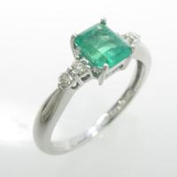 K18WG エメラルドリング20％引き