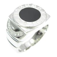 K18WG オニキスリング