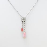 K18WG コンクパールネックレス