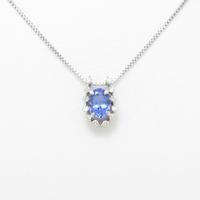 K18WG タンザナイトネックレス