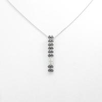 K18WG ダイヤモンドネックレス