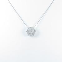 K18WG ダイヤモンドネックレス