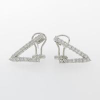 K18WG ダイヤモンドピアス20％引き