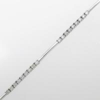 K18WG ダイヤモンドブレスレット