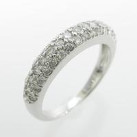 K18WG パヴェ ダイヤモンドリング10％引き