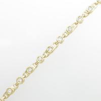 K18YG ダイヤモンドブレスレット10％引き