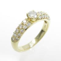 K18YG ダイヤモンドリング10％引き