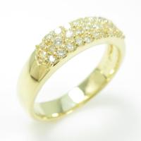 K18YG ダイヤモンドリング